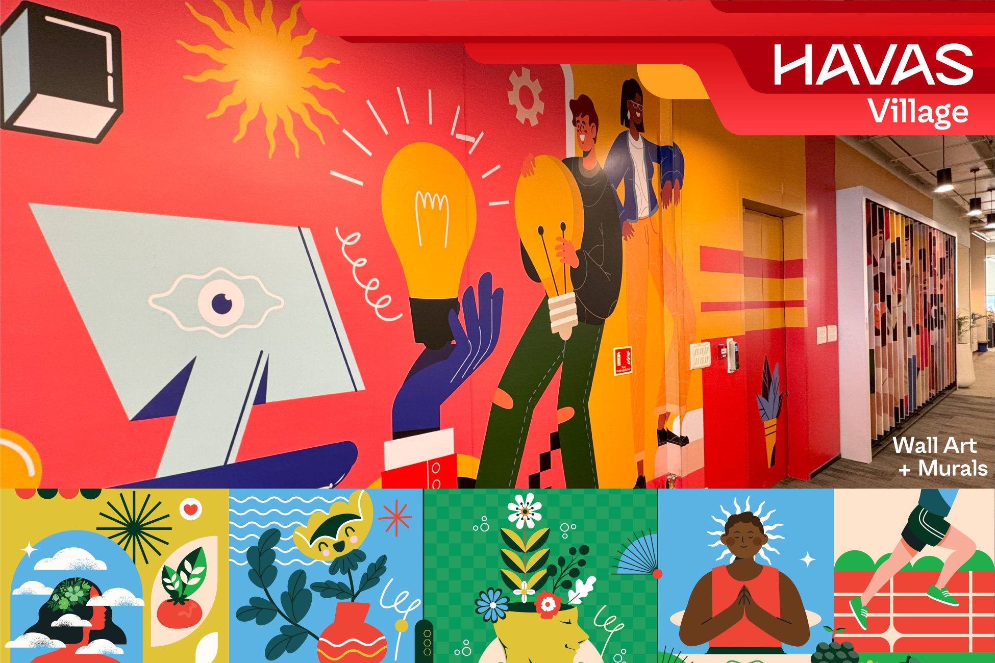 Havas India - Mural Wall Artworks